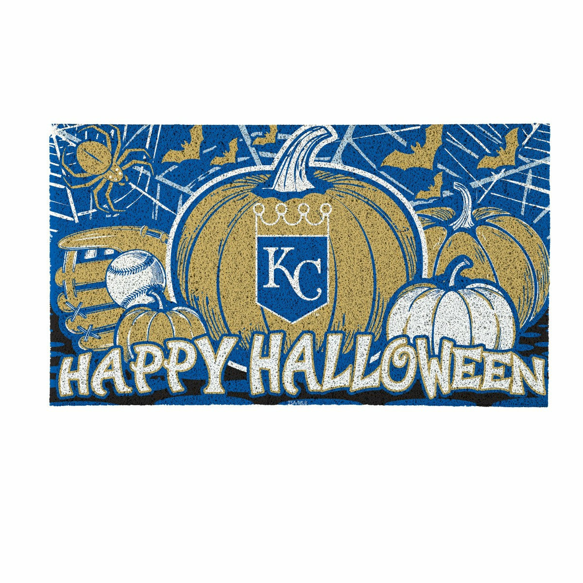 Kansas City Royals Halloween PVC Mat, 28"x16"