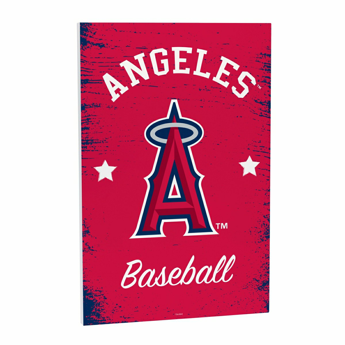 Los Angeles Angels Wood Wall Sign, 16x24