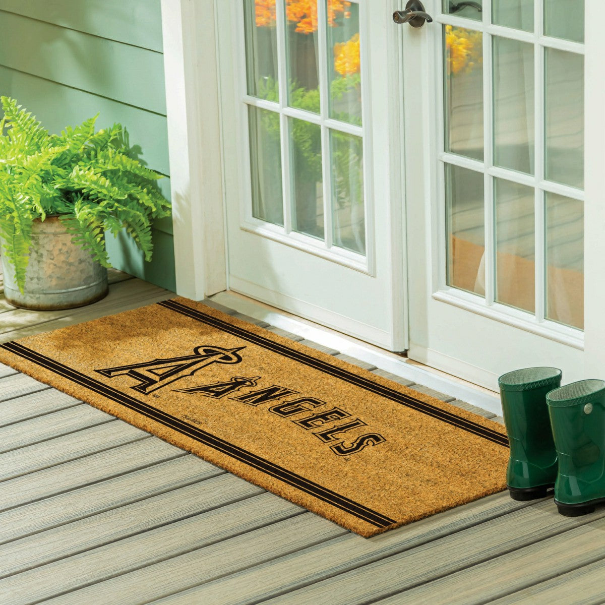 Los Angeles Angels Extra Large One Color Coir Mat, 60"x24"