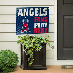Los Angeles Angels Coroplast Yard Sign "Fans Play Here"