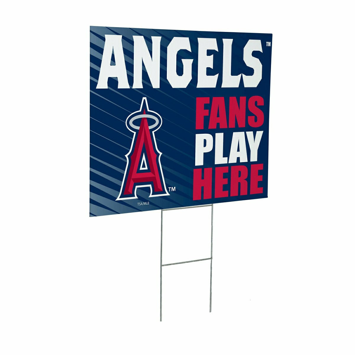 Los Angeles Angels Coroplast Yard Sign "Fans Play Here"