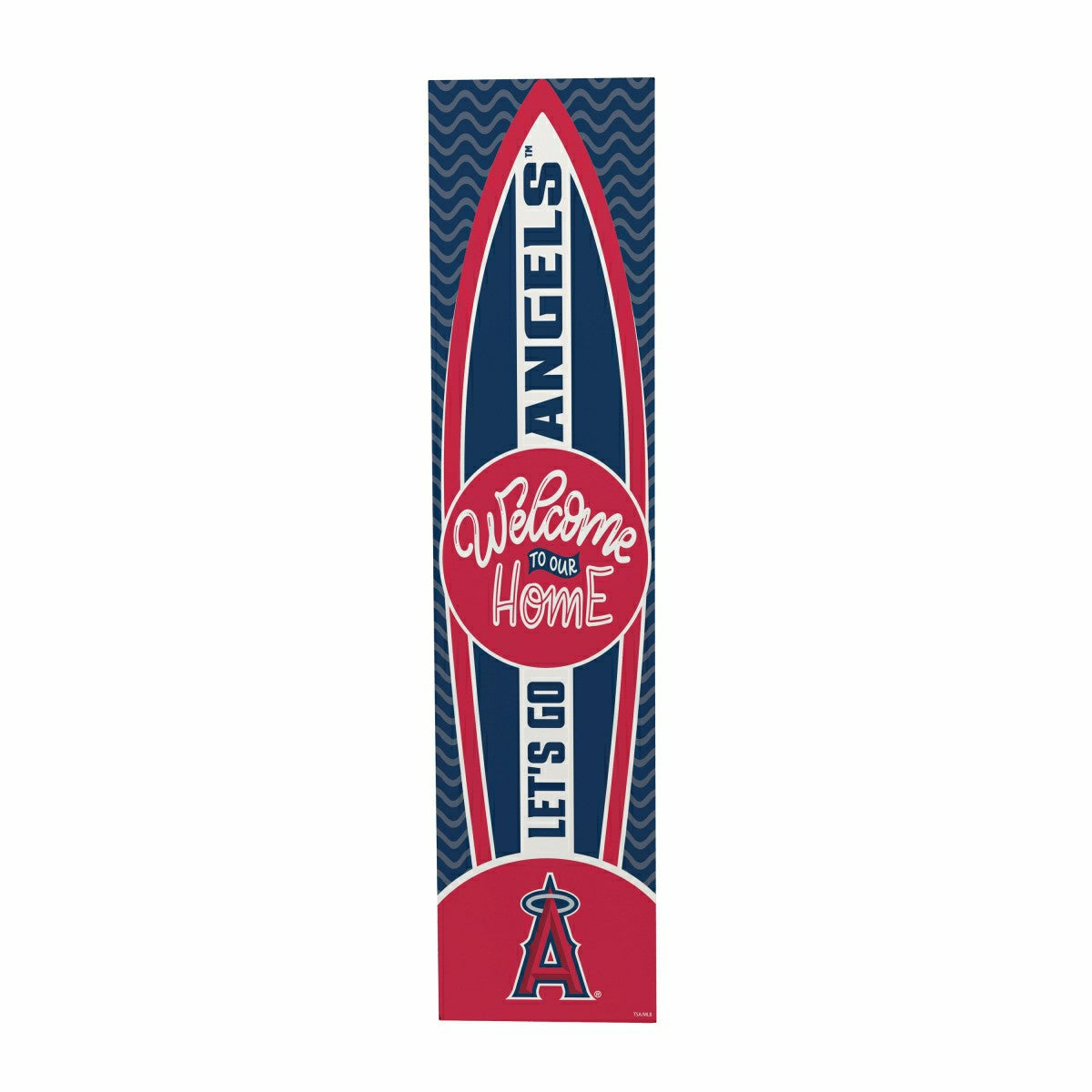 Los Angeles Angels Summer Seasonal Surfboard ECM Exclusive 47" Single