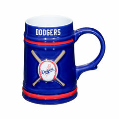 Los Angeles Dodgers Ceramic Stein Cup, 24oz