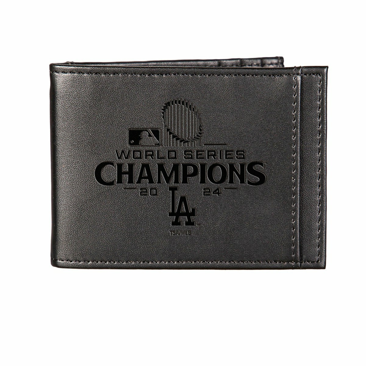 Los Angeles Dodgers Front Pocket Wallet with RFID Blocking, Black, SC2