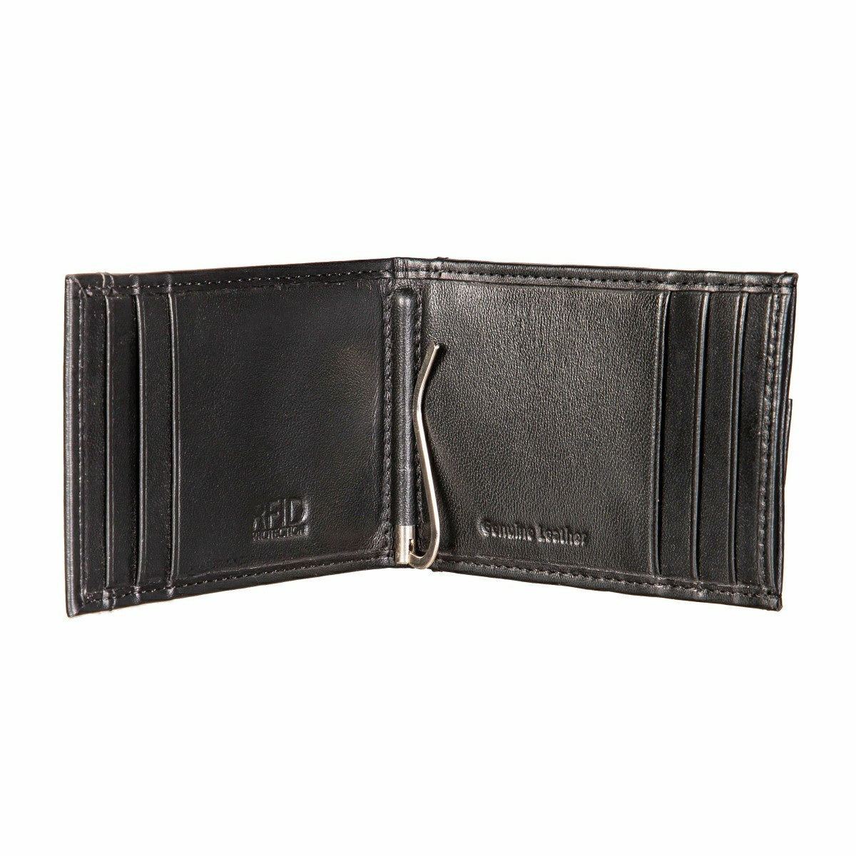 Los Angeles Dodgers Front Pocket Wallet with RFID Blocking, Black, SC2