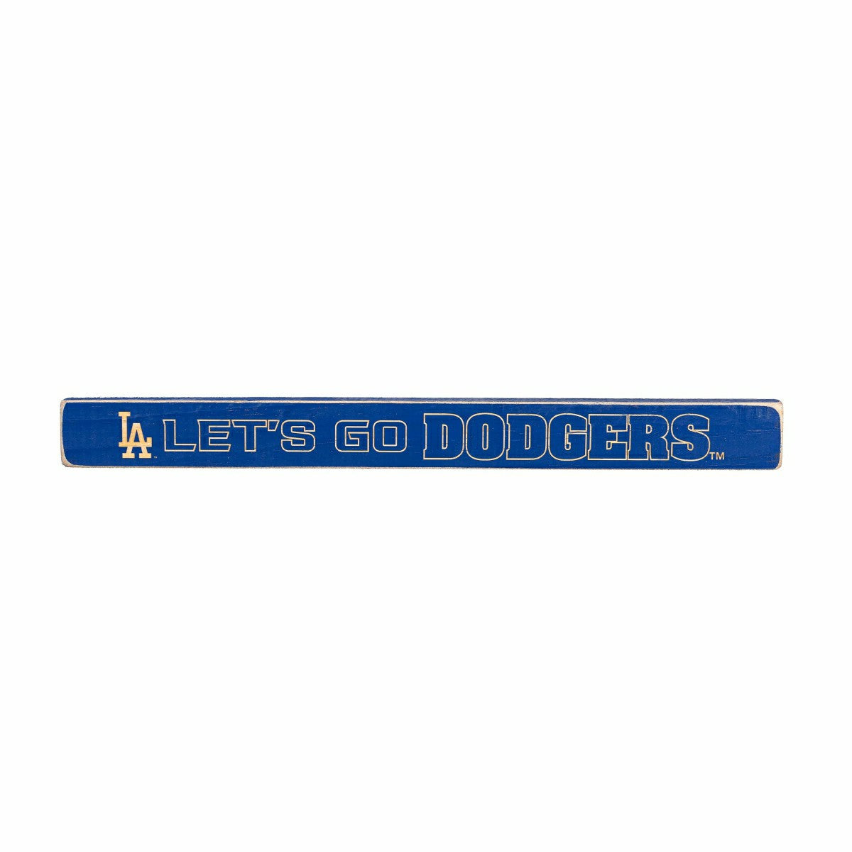 Los Angeles Dodgers Engraved Wood Sign, 1.5" x 18"