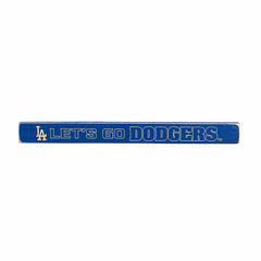 Los Angeles Dodgers Engraved Wood Sign, 1.5" x 18"