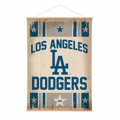 Los Angeles Dodgers, Canvas Wall Tapestry, Large, 54x36