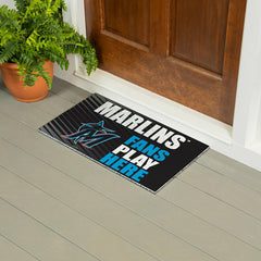 Miami Marlins Fan Mat, 28"x16"