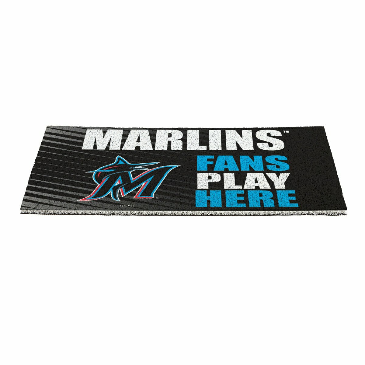 Miami Marlins Fan Mat, 28"x16"