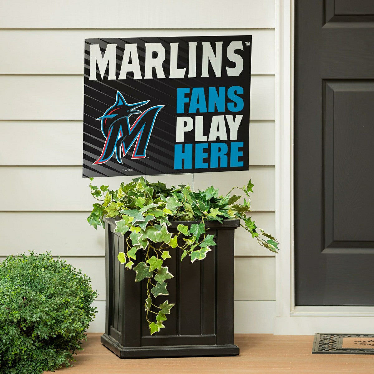 Miami Marlins Coroplast Yard Sign "Fans Play Here"