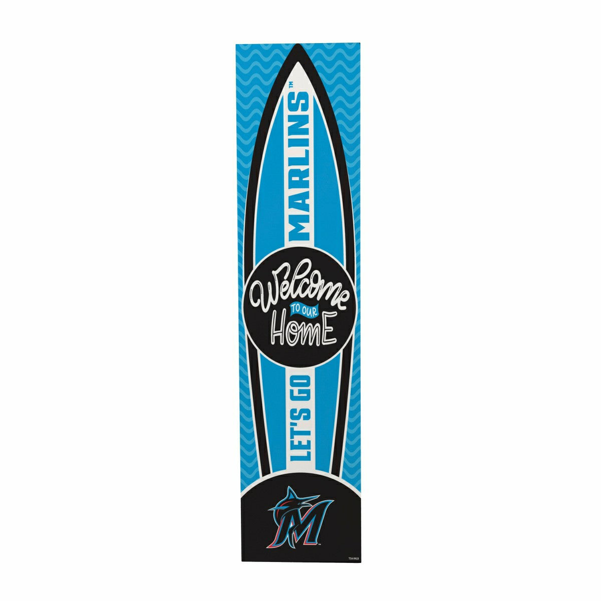Miami Marlins Summer Seasonal Surfboard ECM Exclusive 47" Single Sided