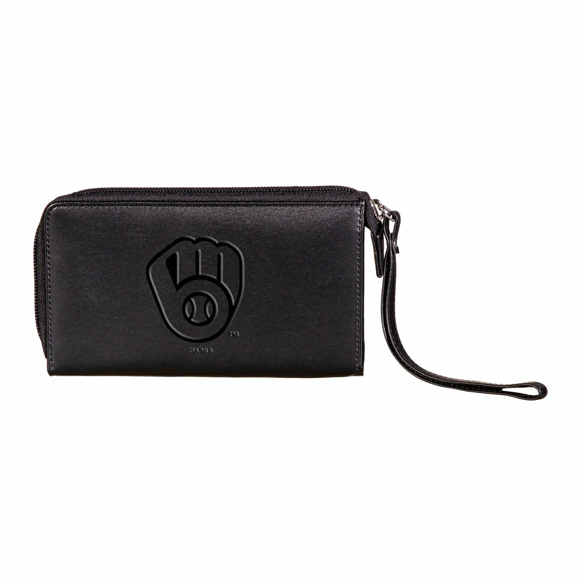 Milwaukee Brewers Wristlet Wallet Black