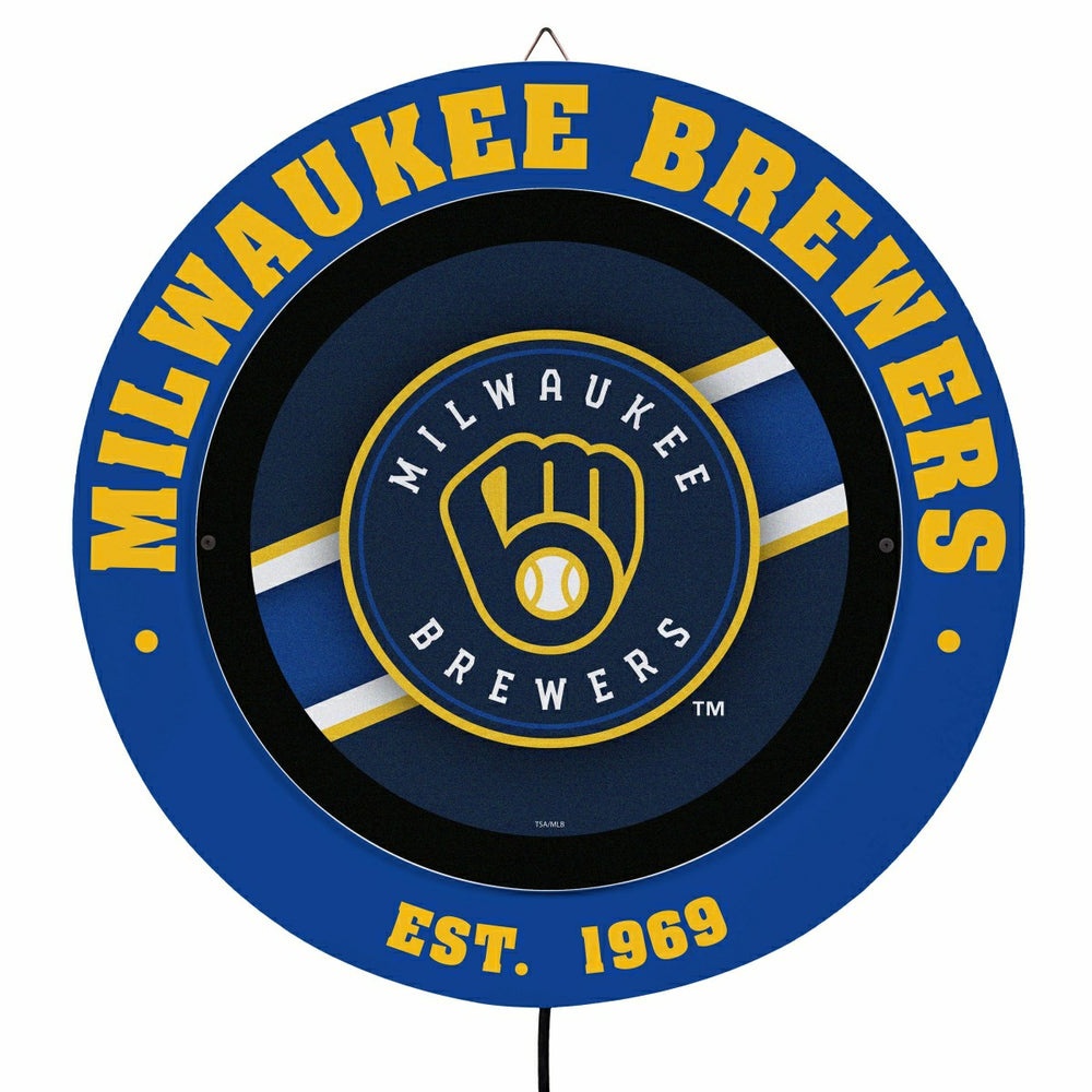 Milwaukee Brewers, Metal Lite, Round