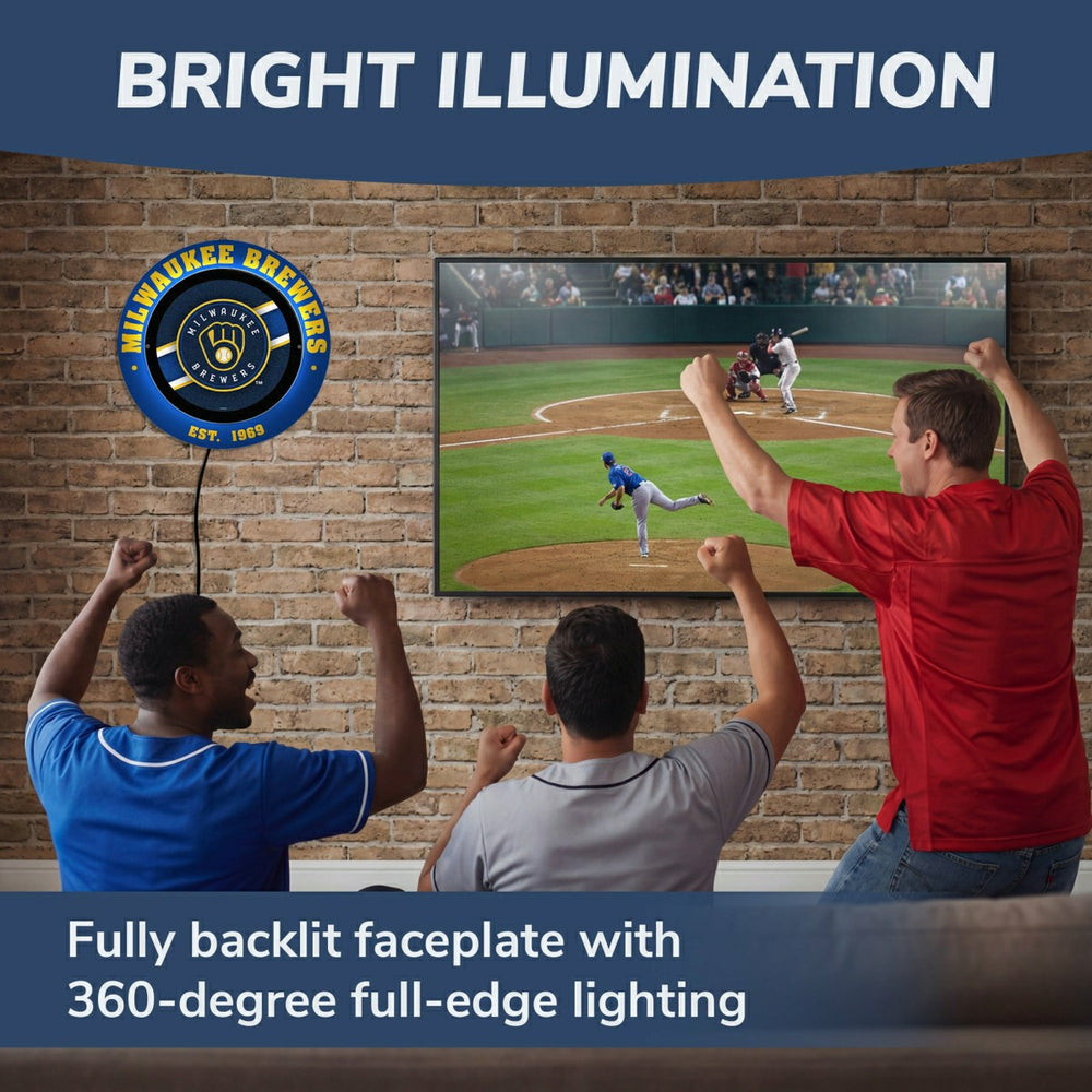 Milwaukee Brewers, Metal Lite, Round