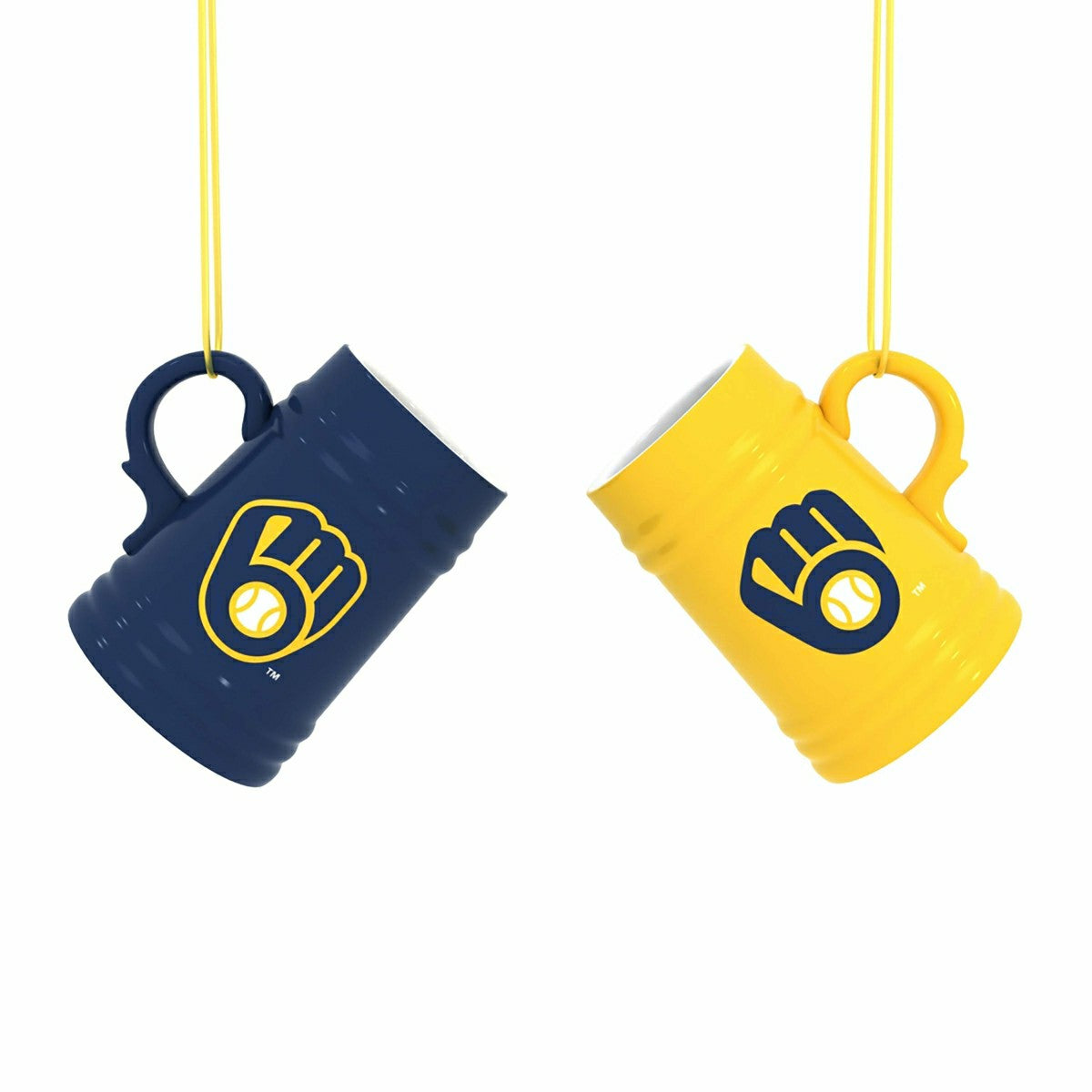 Milwaukee Brewers Ceramic Mini Stein, 3oz, set of 2
