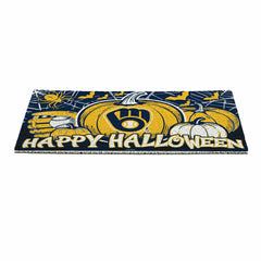 Milwaukee Brewers Halloween PVC Mat, 28"x16"