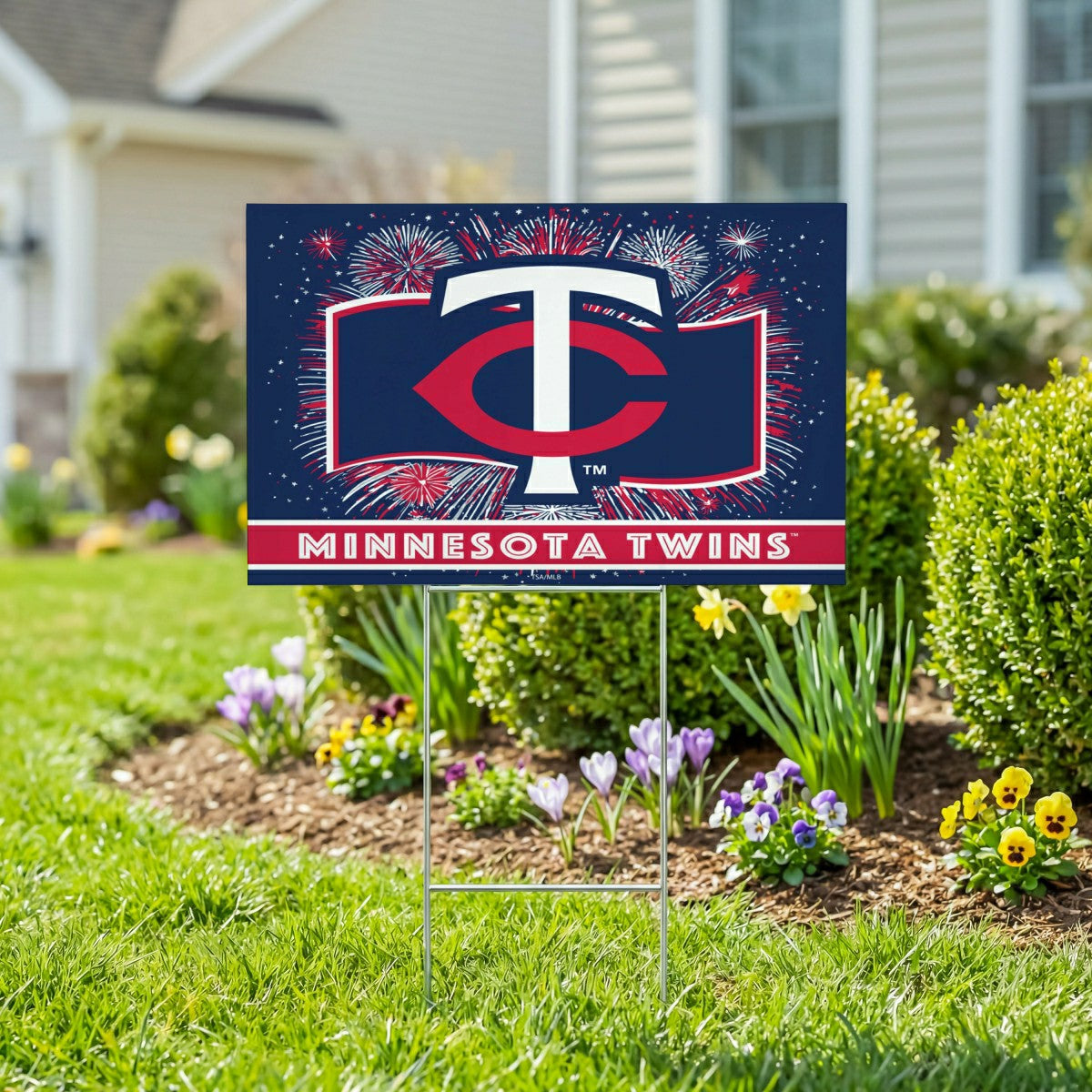 Minnesota Twins Yard Sign, Patriotic