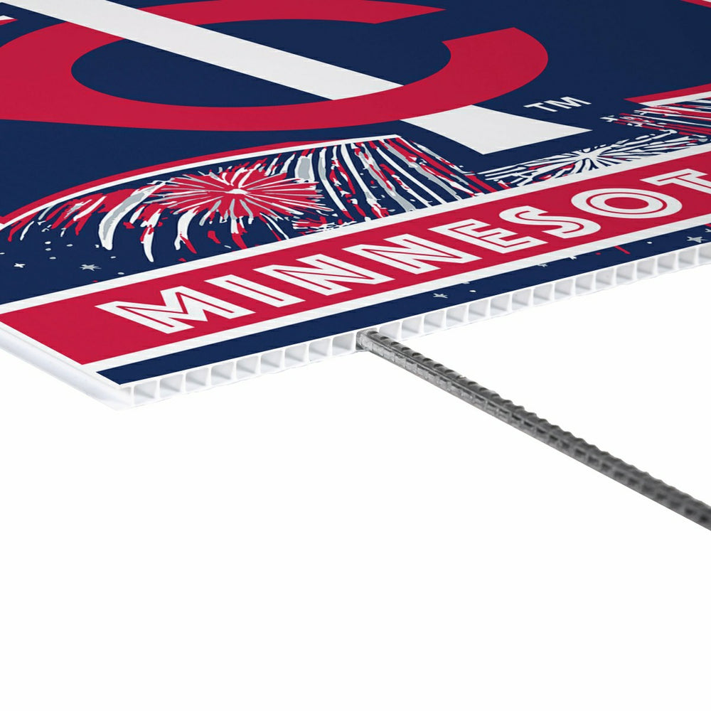 Minnesota Twins Yard Sign, Patriotic