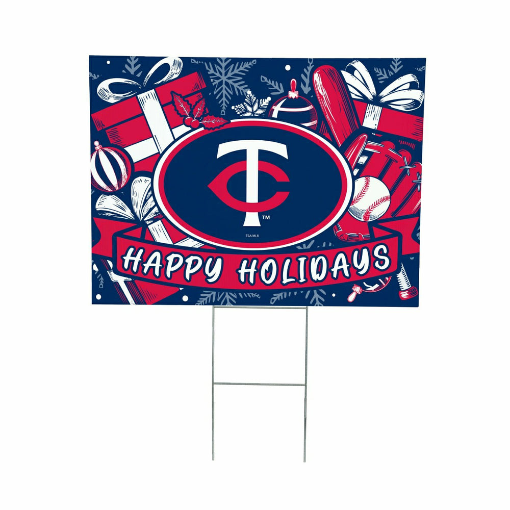 Minnesota Twins Yard Sign, Holiday