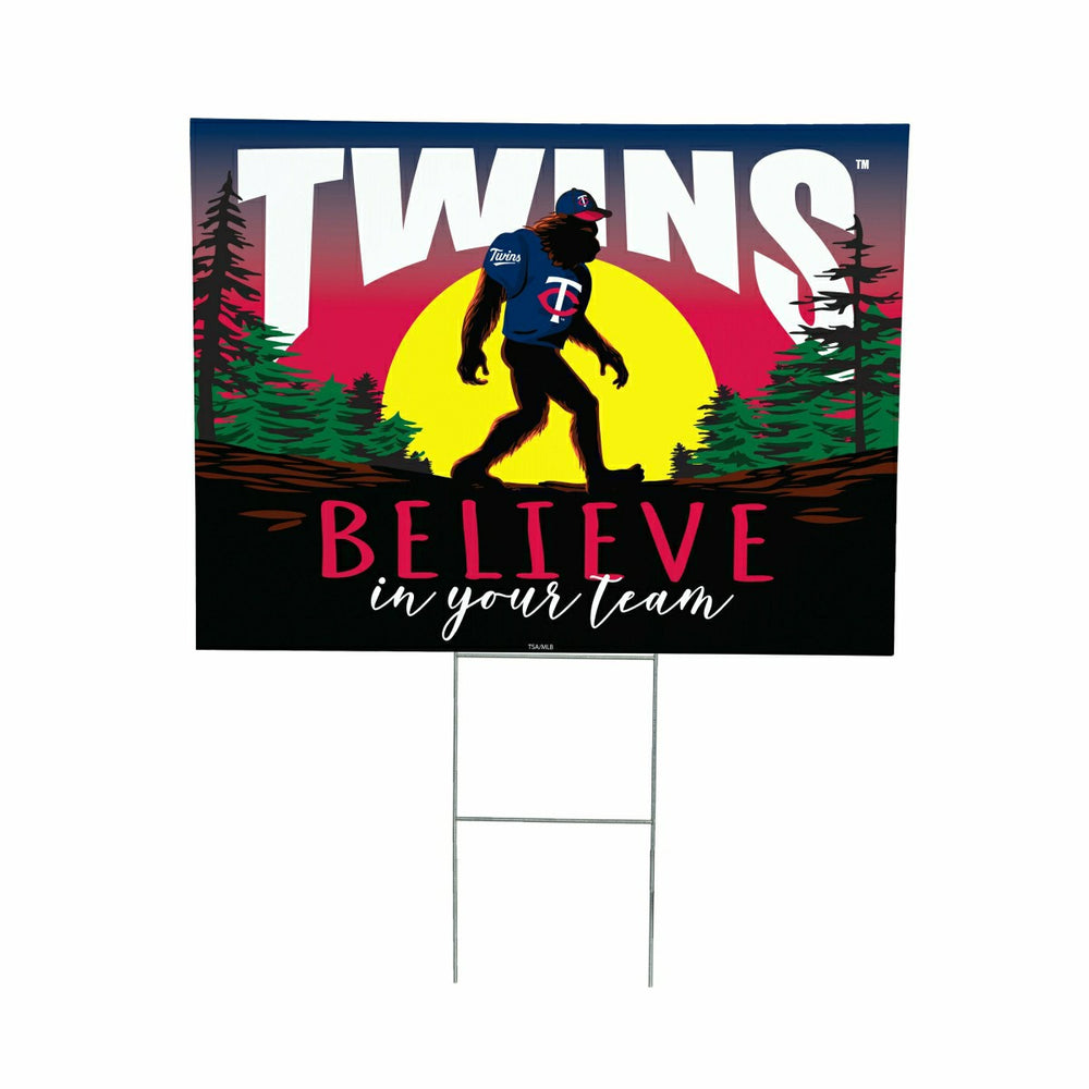 Minnesota Twins Yard Sign, Bigfoot