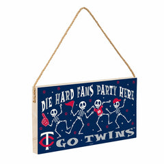 Minnesota Twins Halloween Wood Wall Sign, 6x11