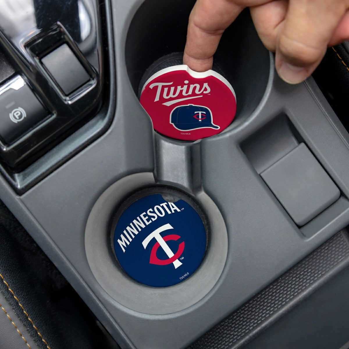 Minnesota Twins Car Coaster Set, 2pc