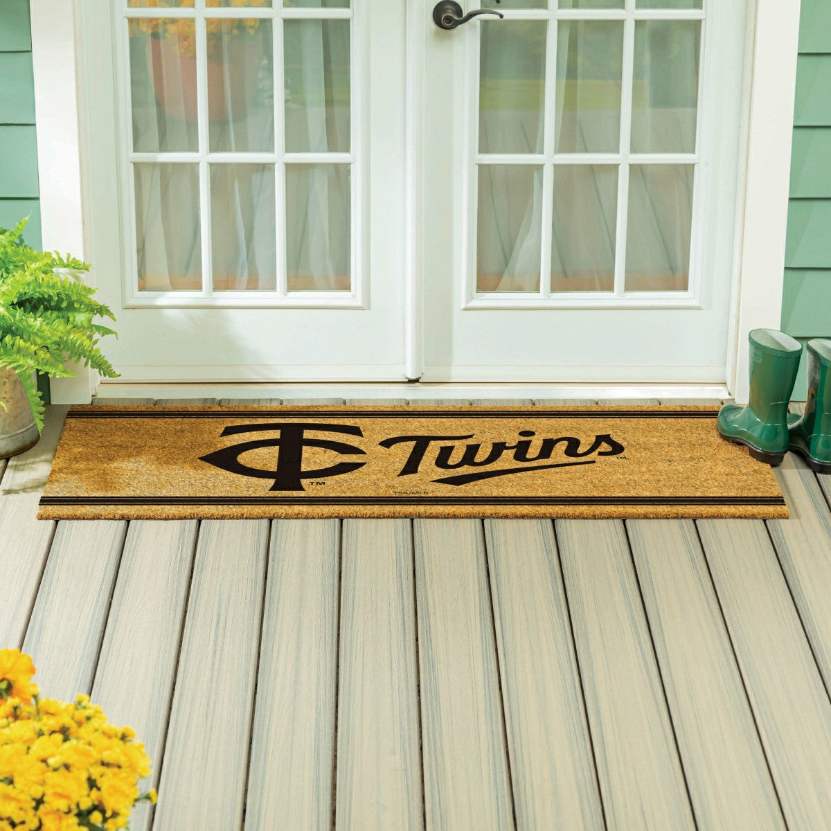 Minnesota Twins Extra Large One Color Coir Mat, 60"x24"