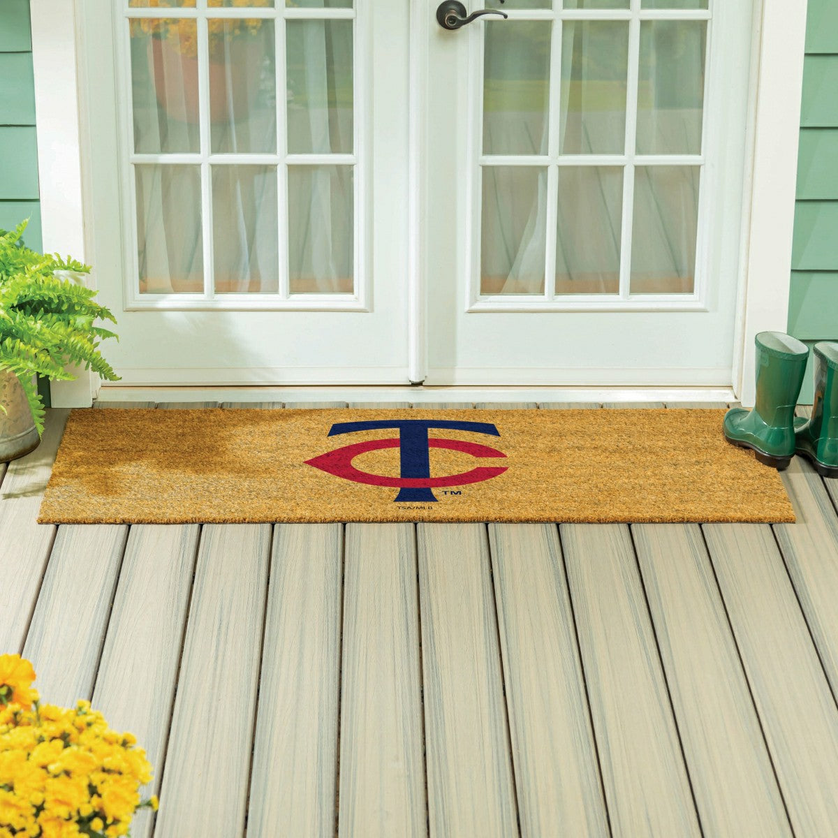 Minnesota Twins Extra Large Full Color Coir Mat, 60"x24"