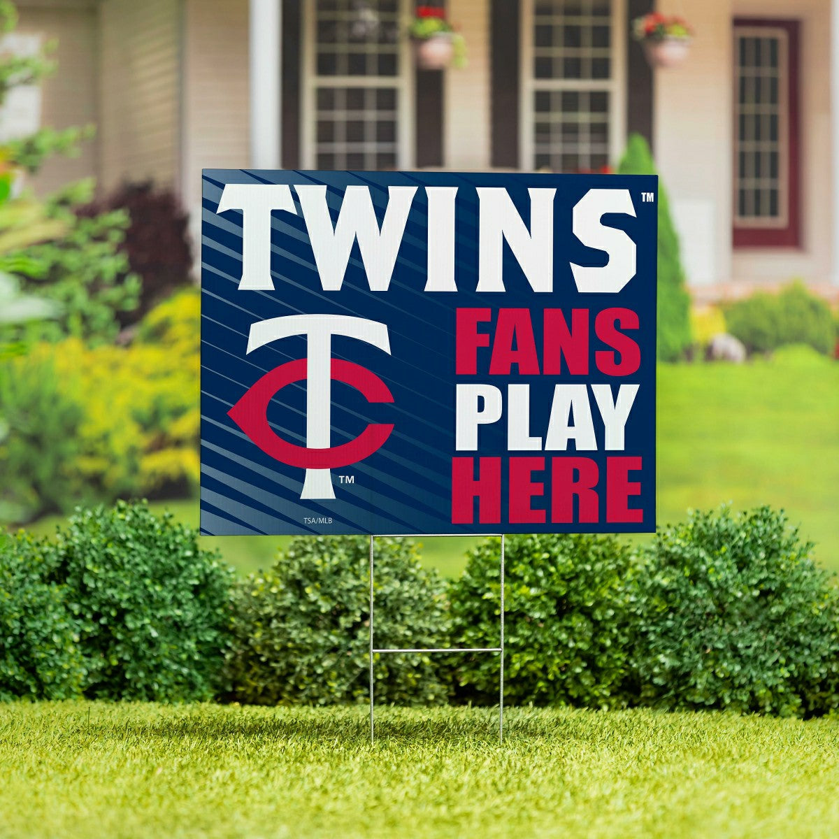 Minnesota Twins Coroplast Yard Sign "Fans Play Here"