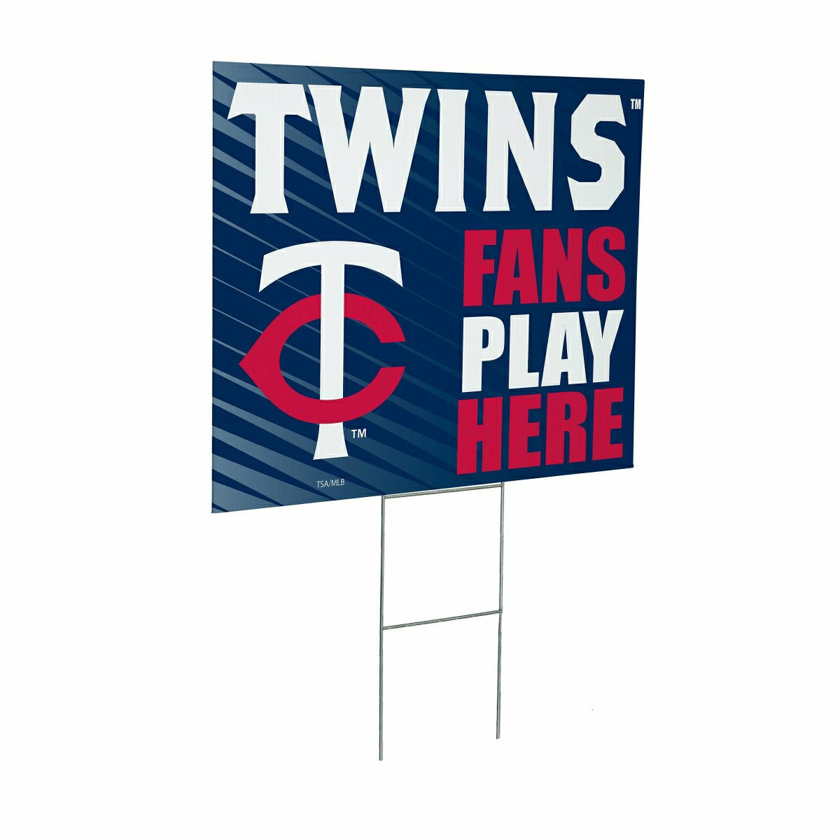 Minnesota Twins Coroplast Yard Sign "Fans Play Here"