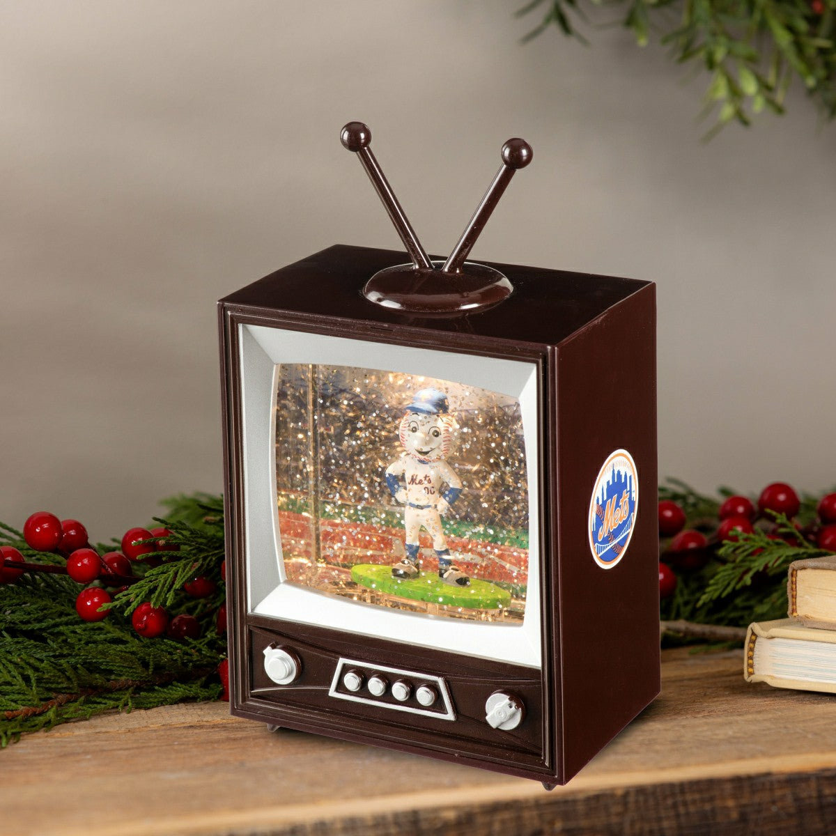 New York Mets Vintage TV Water Lantern