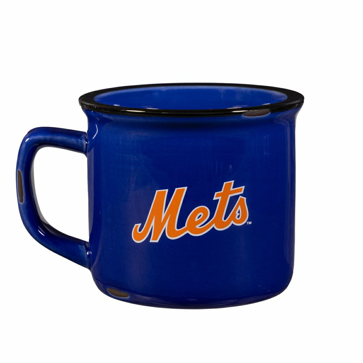 New York Mets Ceramic Camp Cup with Enamel Finish, 14oz