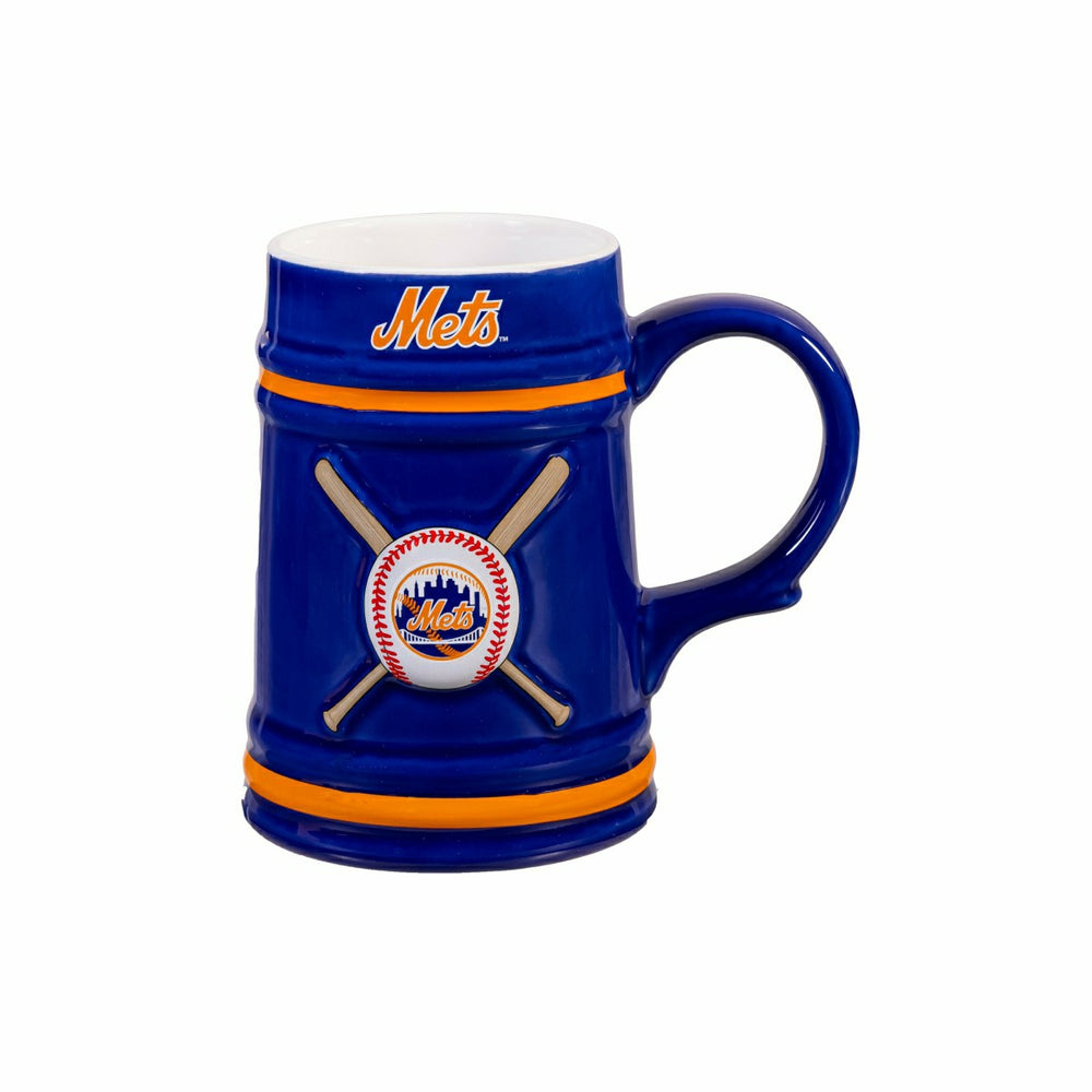New York Mets Ceramic Stein Cup, 24oz