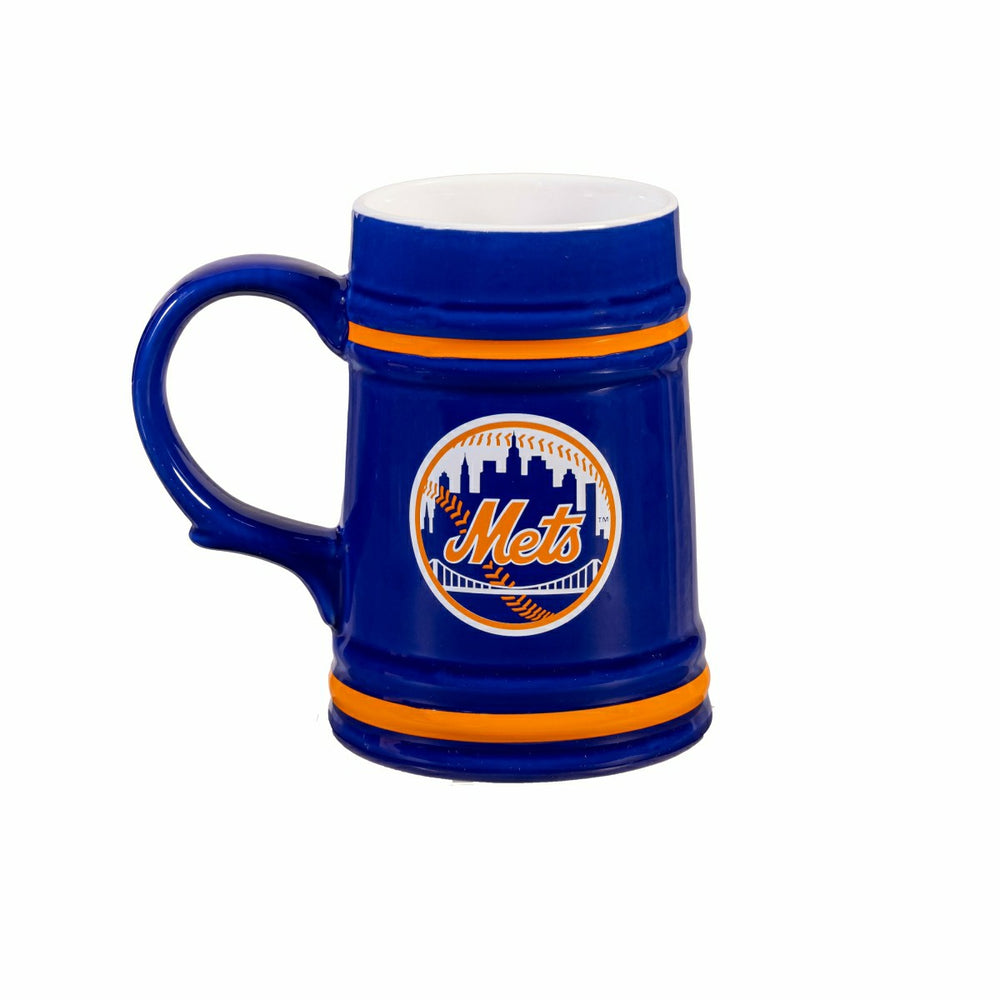 New York Mets Ceramic Stein Cup, 24oz