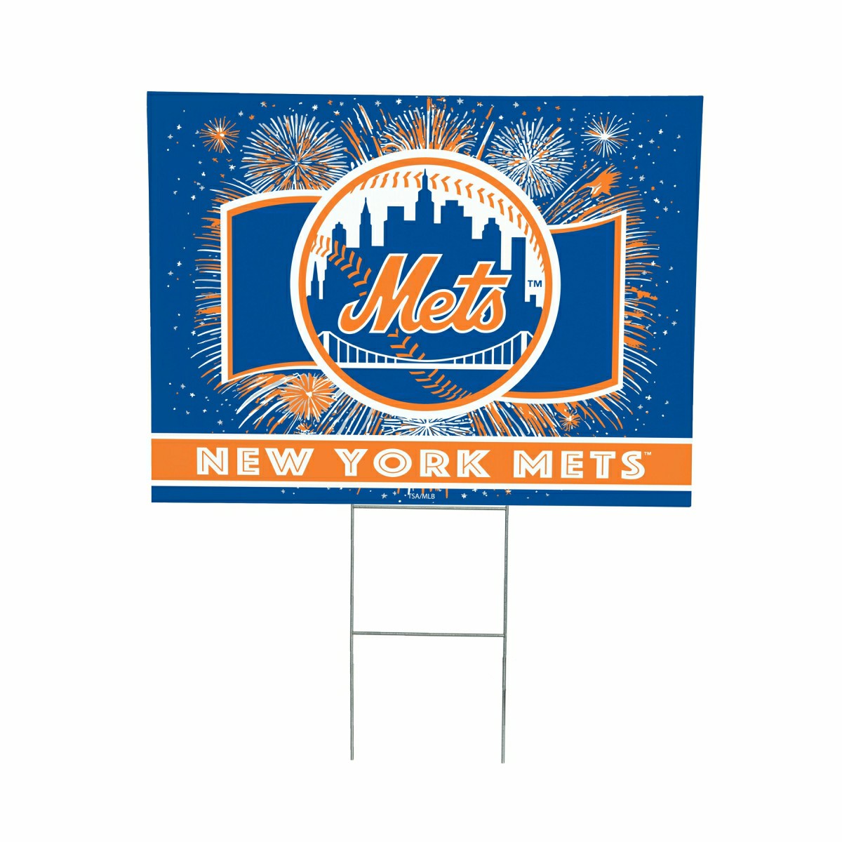 New York Mets Yard Sign, Patriotic