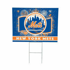 New York Mets Yard Sign, Patriotic