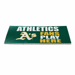Athletics Fan Mat, 28"x16"