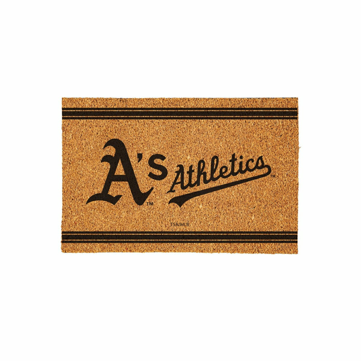 Oakland A's Large One Color Coir Mat, 36"x24"