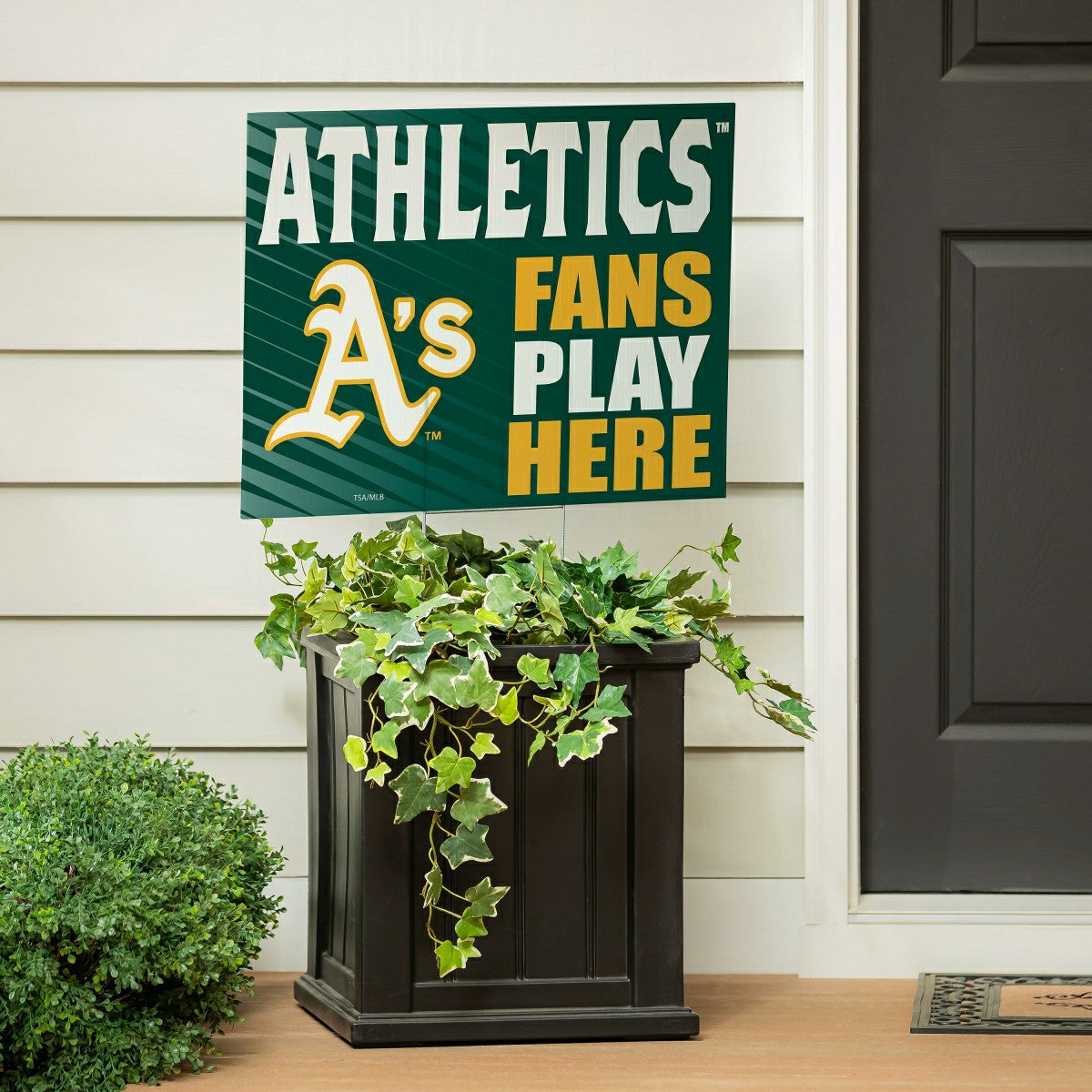Athletics Coroplast Yard Sign "Fans Play Here"