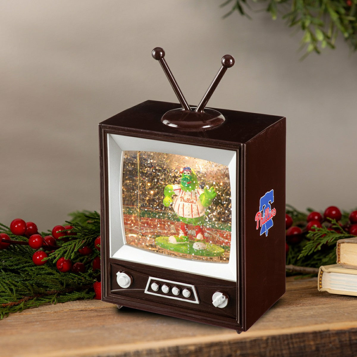 Philadelphia Phillies Vintage TV Water Lantern