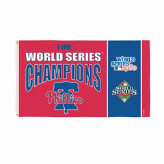 Philadelphia Phillies Single Sided Flag w/ 2 Grommets, 3'x5' Multi Win
