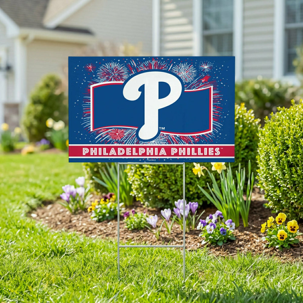 Philadelphia Phillies Yard Sign, Patriotic