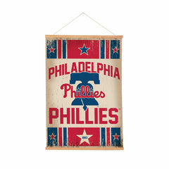 Philadelphia Phillies, Canvas Wall Tapestry, Medium, 36x24