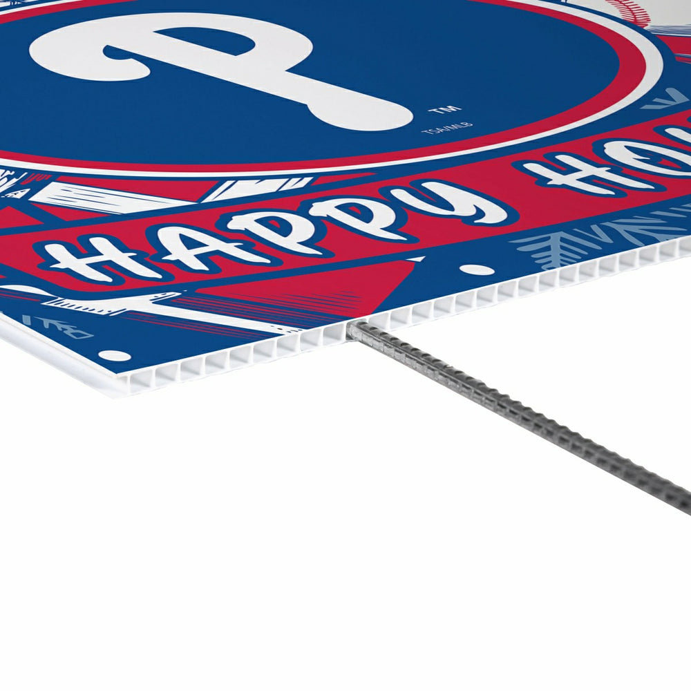 Philadelphia Phillies Yard Sign, Holiday