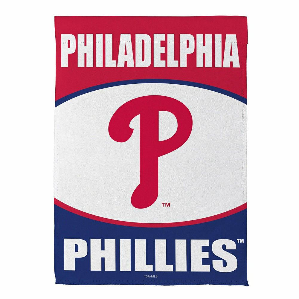 Philadelphia Phillies Suede Garden Flag