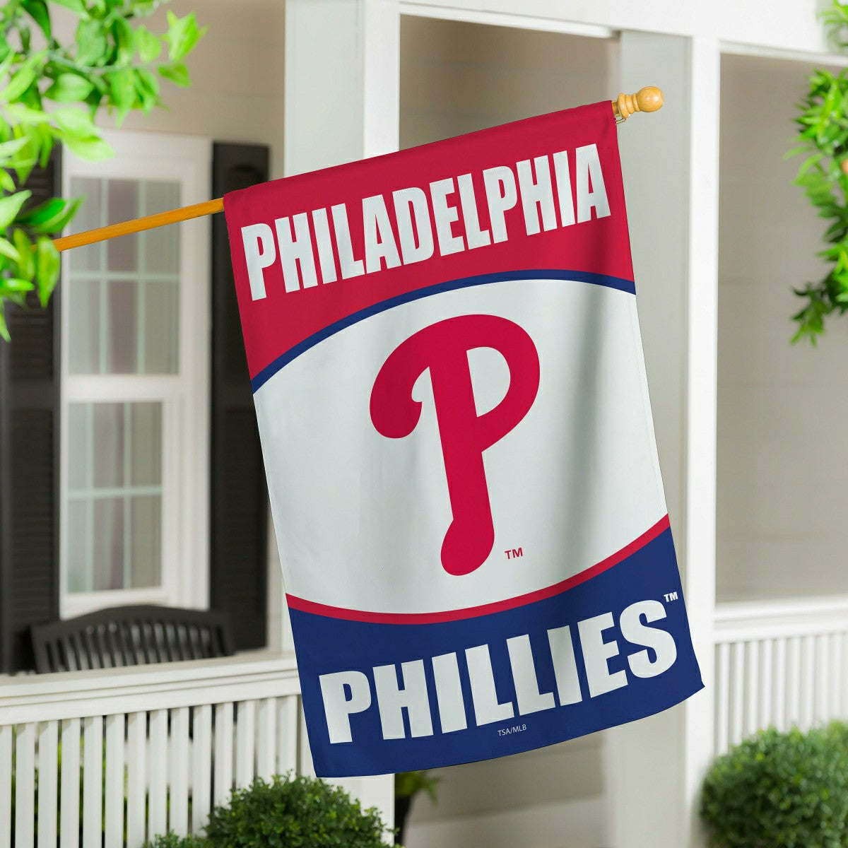 Philadelphia Phillies Suede House Flag