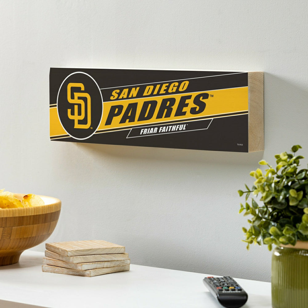 San Diego Padres Mantle Sign, Down Home Fans, 5x18