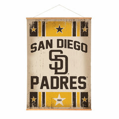 San Diego Padres, Canvas Wall Tapestry, Large, 54x36