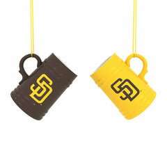 San Diego Padres Ceramic Mini Stein, 3oz, set of 2